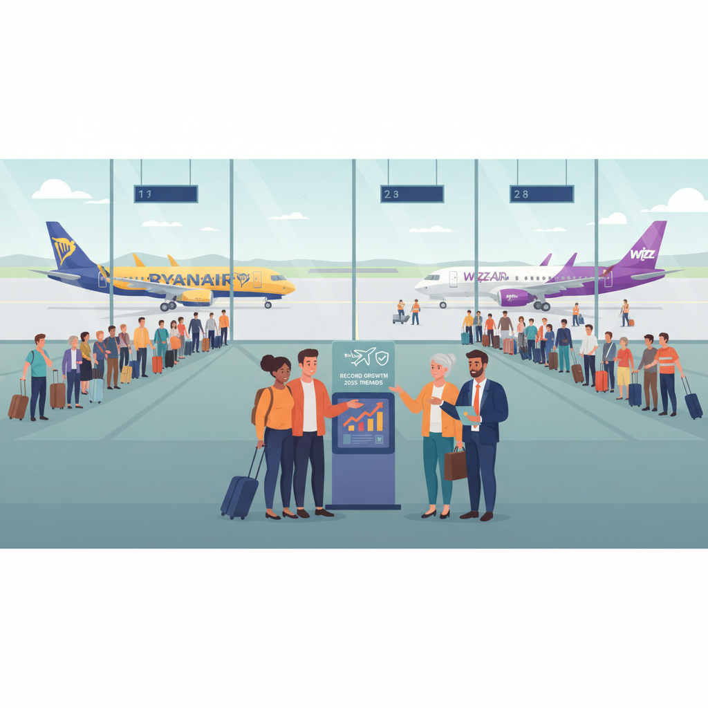2025: A Groundbreaking Year for Low-Cost Airlines in Europe – Ryanair and Wizz Air Reach New Heights